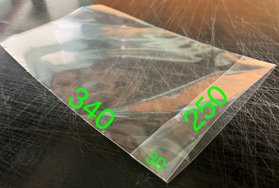 250x340+30mm apakšas ieloce, 250 gab